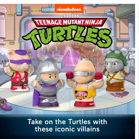 Fisher Price Little People Collector  Teenage Mutant Ninja Turtles Figures - Picture 2 of 7